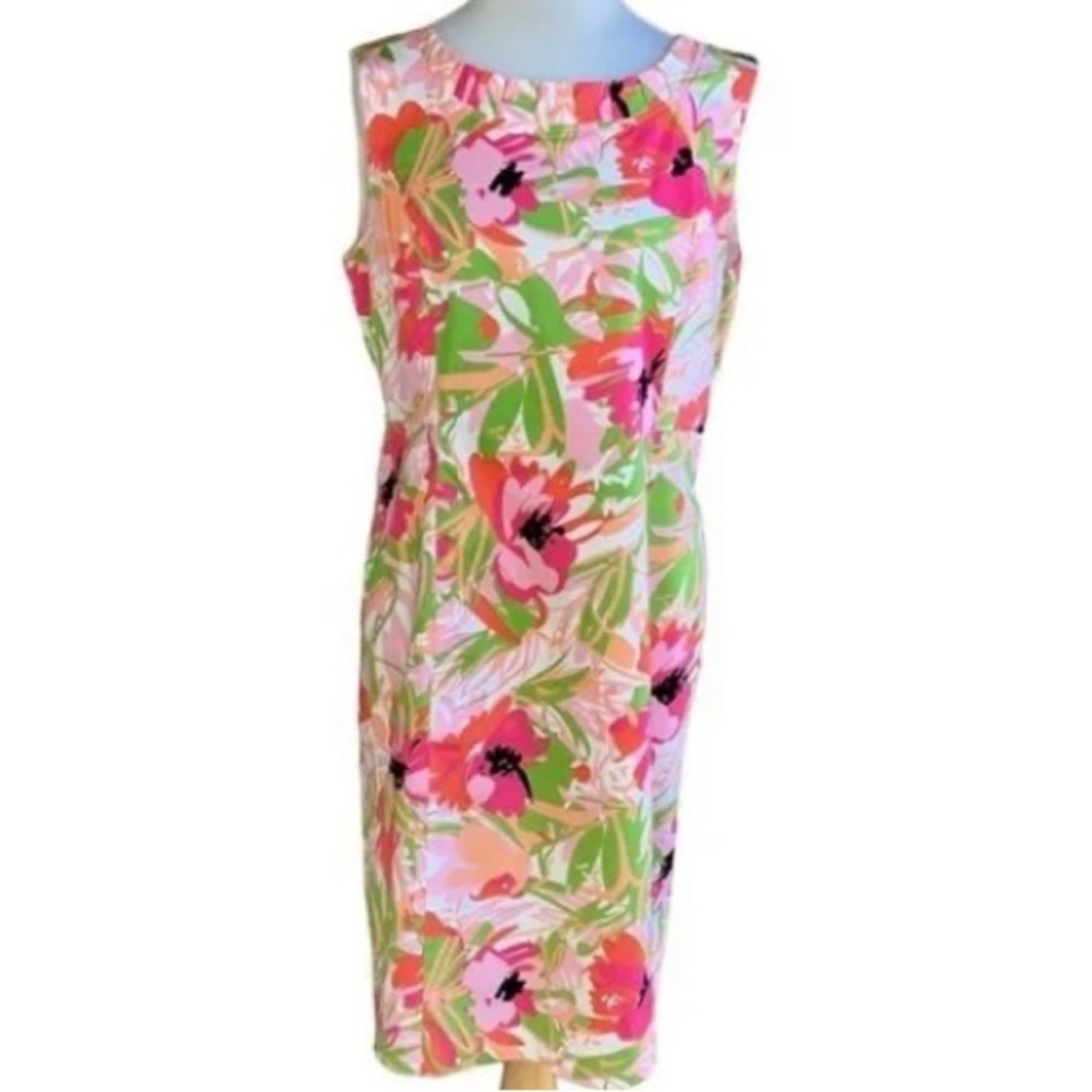 NWOT Kim Rogers dress floral SZ 16 - Picture 2 of 11
